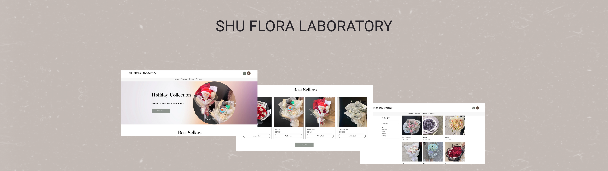 Flower online store project overview