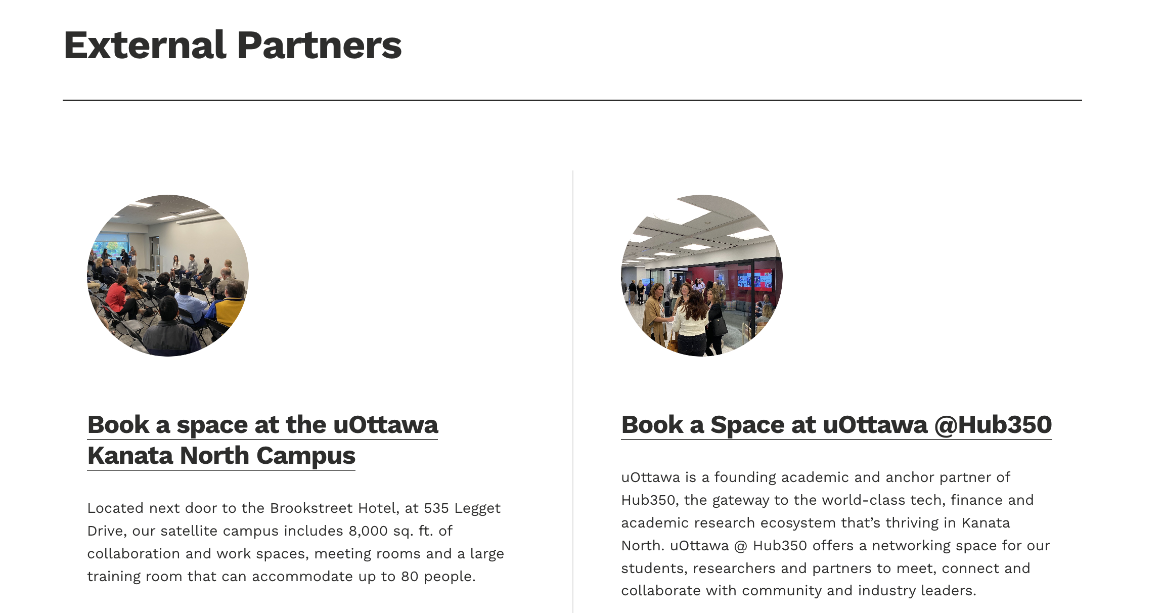 External booking page redesign